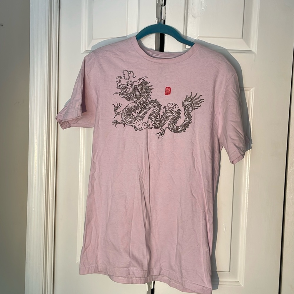 Year of the Dragon lilac graphic tee